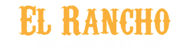 The logo for el rancho is orange on a white background.