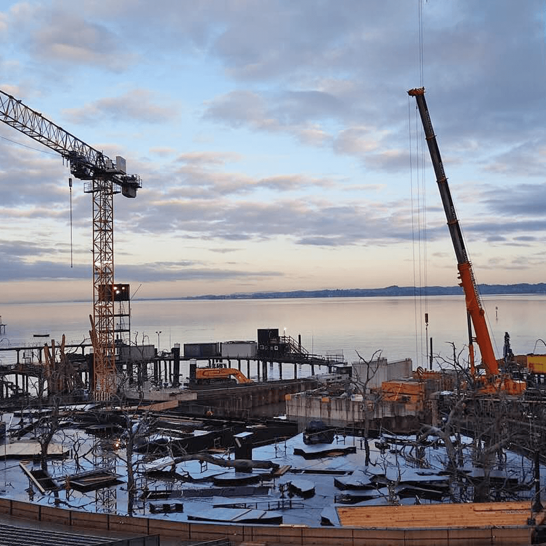 Scheffknecht im Einsatz auf der Seebühne der Bregenzer Festspiele