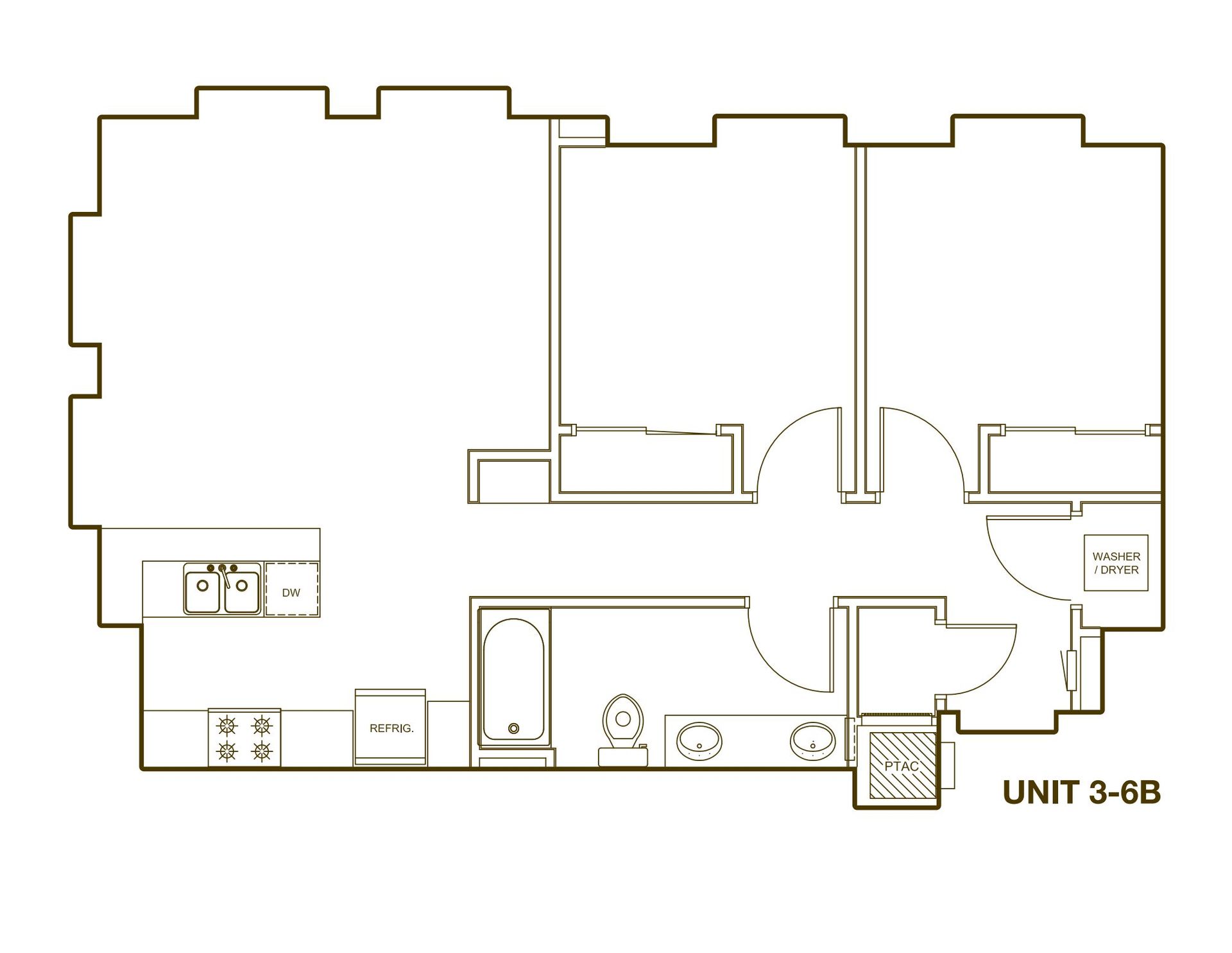A black and white floor plan of a house.