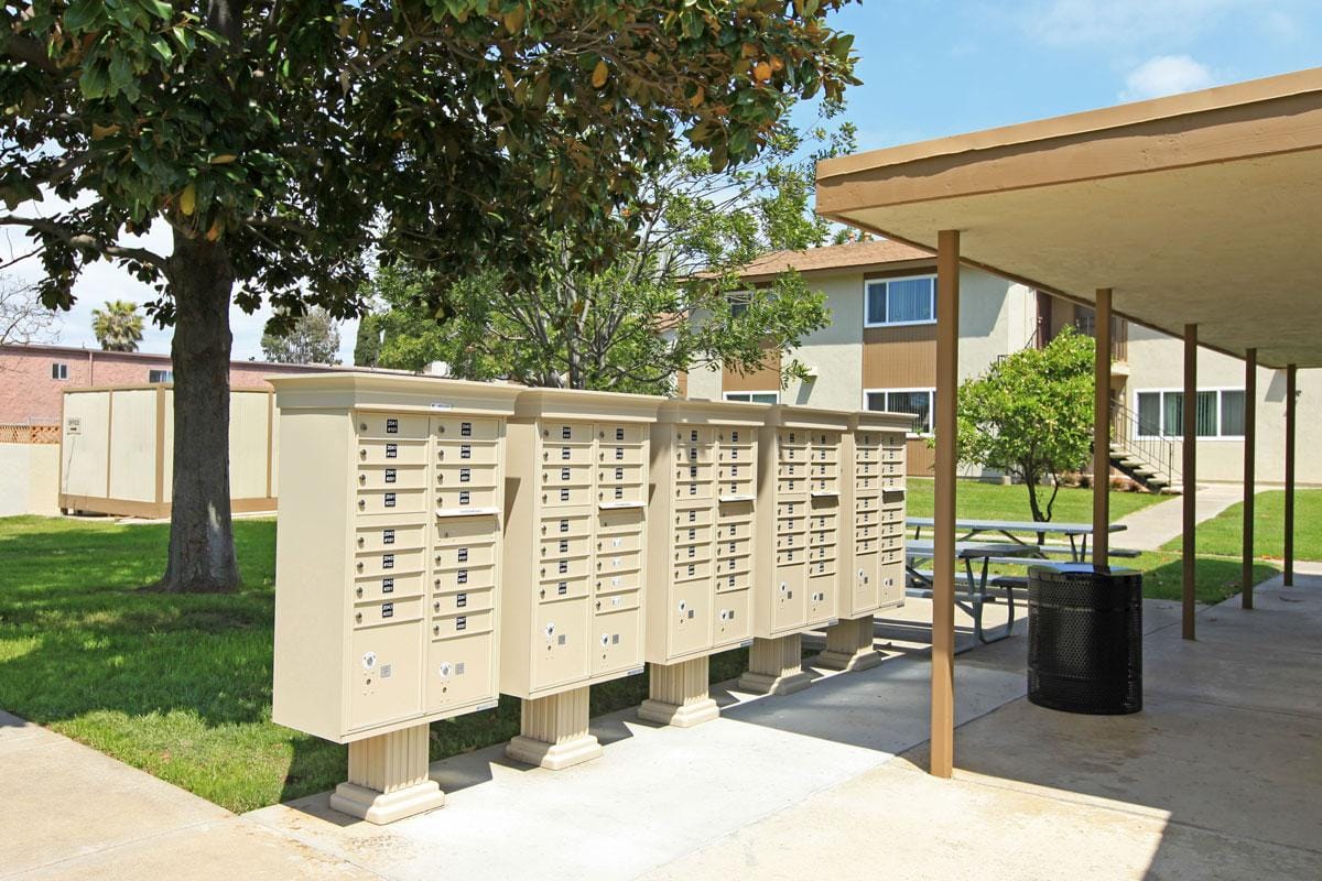 Mailbox area for Parkwood Village