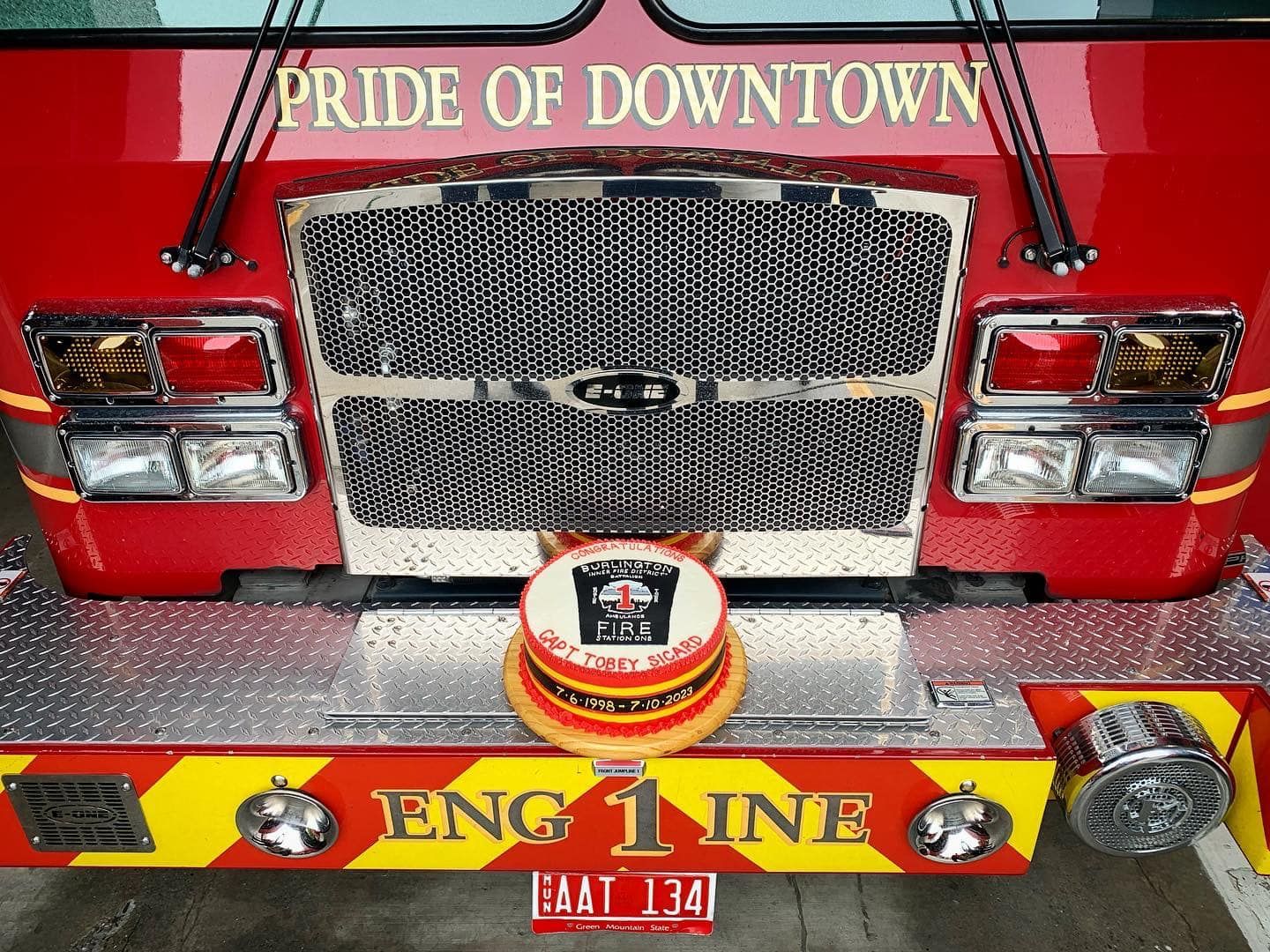 Mix it Up DJ & Cakes Fire Department Cake Design