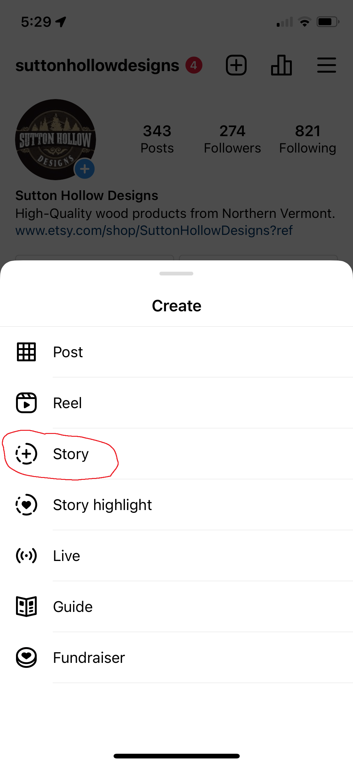 tips on adding an Instagram story