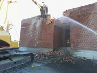 Wrecking the building — Demolition in Yakima, WA