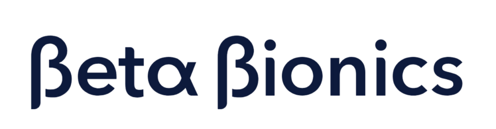 A logo for beta bionics is shown on a white background.