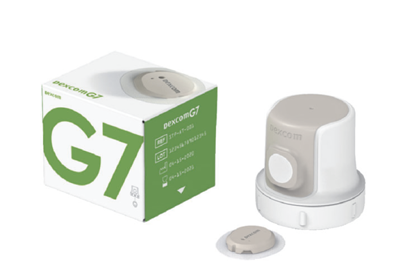 A box with the word g7 on it next to a device.