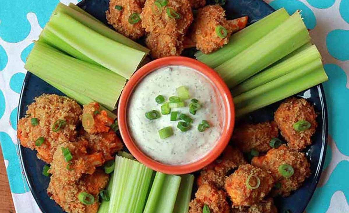 Buffalo Cauliflower Bites