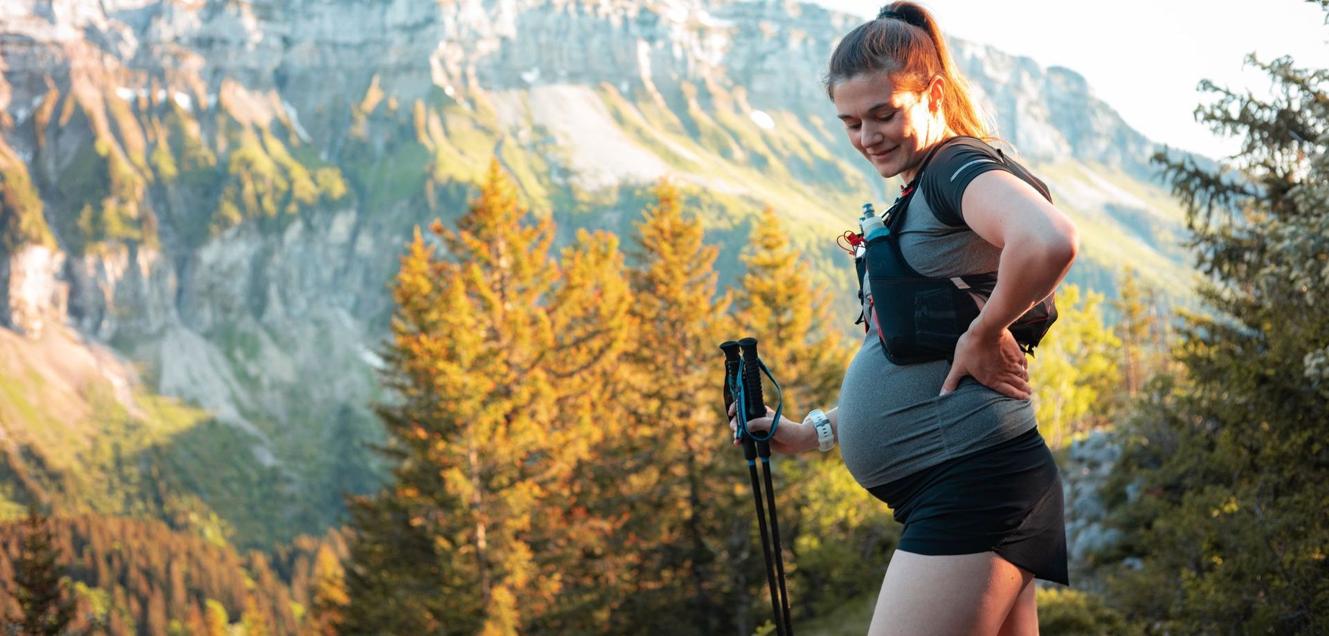 pregnant woman exercising