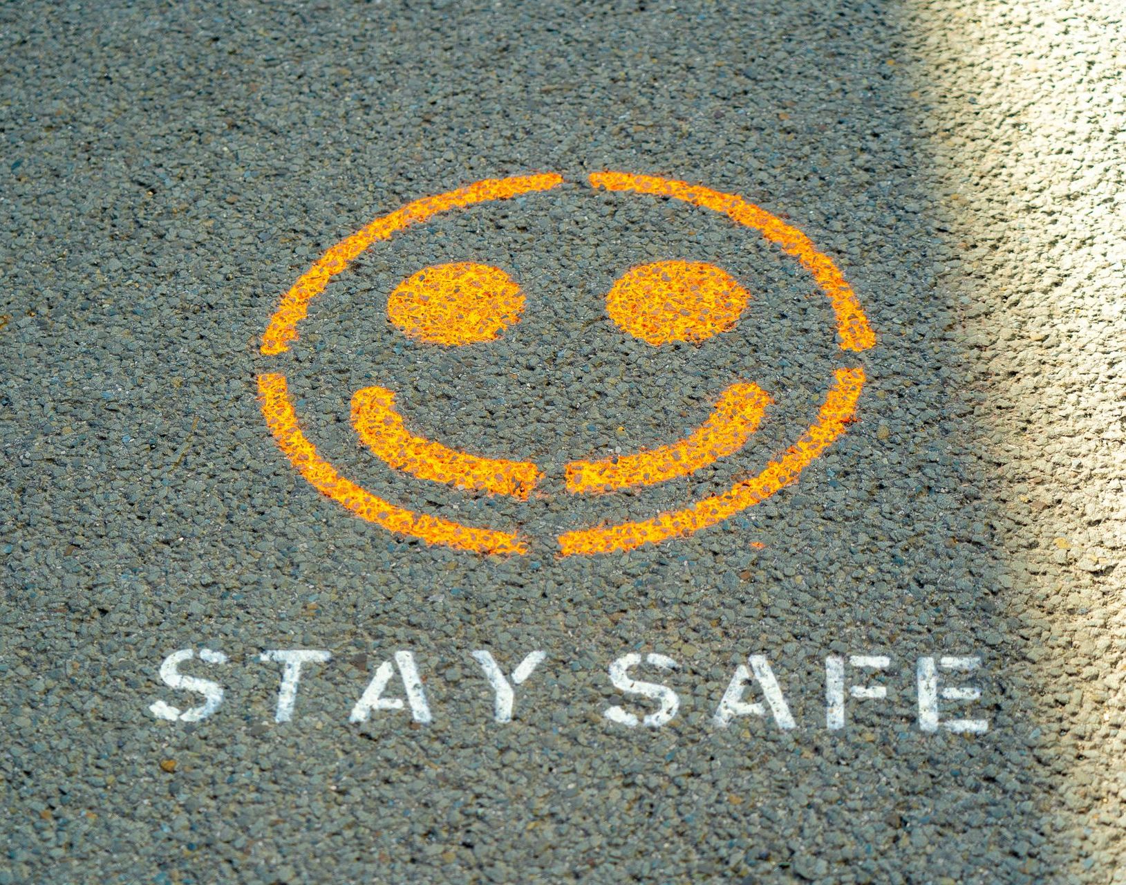 stay safe sign