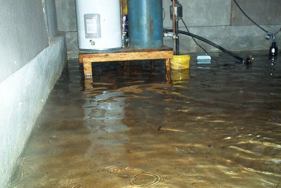 Flooded Basement BEFORE