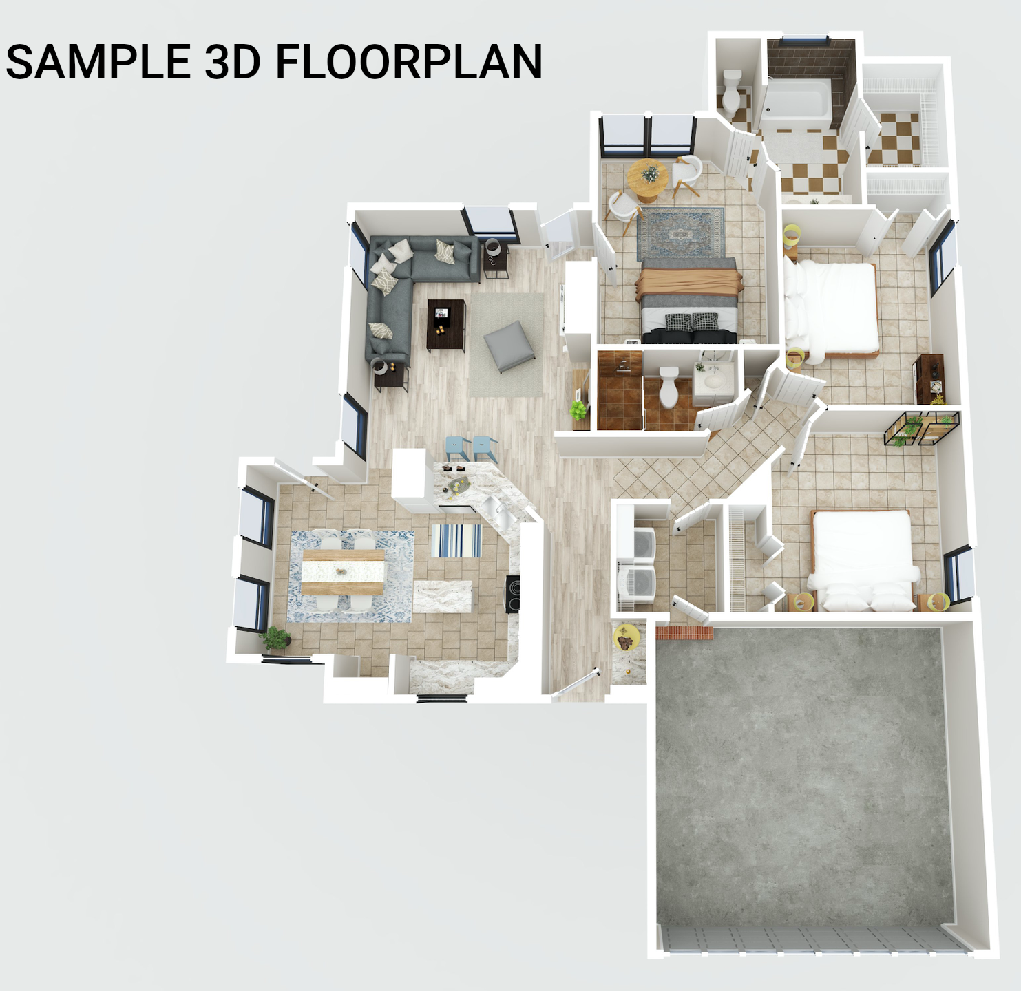 SAMPLE 3D FLOORPLAN