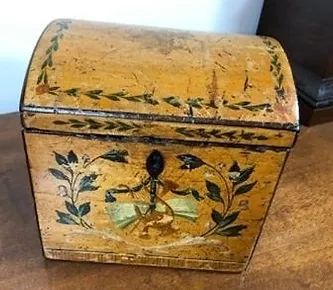 Single Tea Caddy with Dome Top