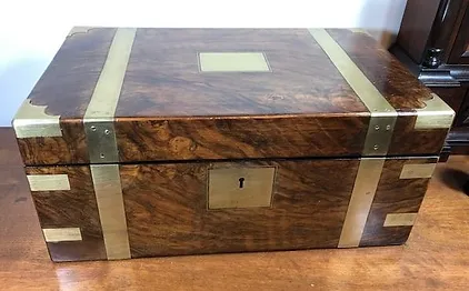 Brass Brand Writing Box