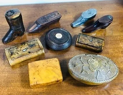Assorted Antique Boxes
