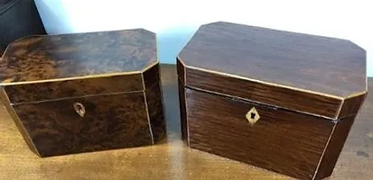 Octagonal Tea Caddies