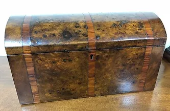 Dome Top Burr Yew Box