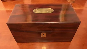 Wooden Apothecary Box