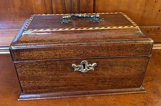 Banded Chippendale Tea Chest
