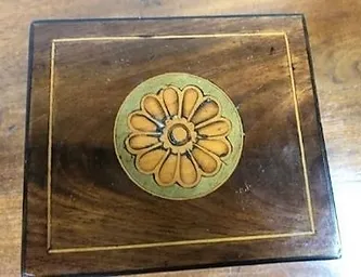 Georgian Single Tea Caddy with Boxwood String