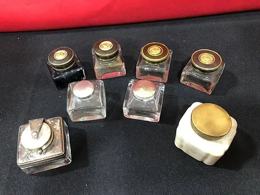 Collection of Travelling Ink Wells