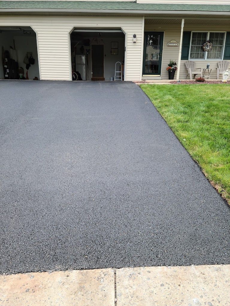 A Driveway that has been Paved in Front of a House — Kutztown, PA — B Young Paving