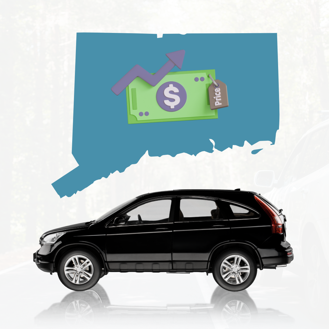 Connecticut and price increase indicator of car insurance.