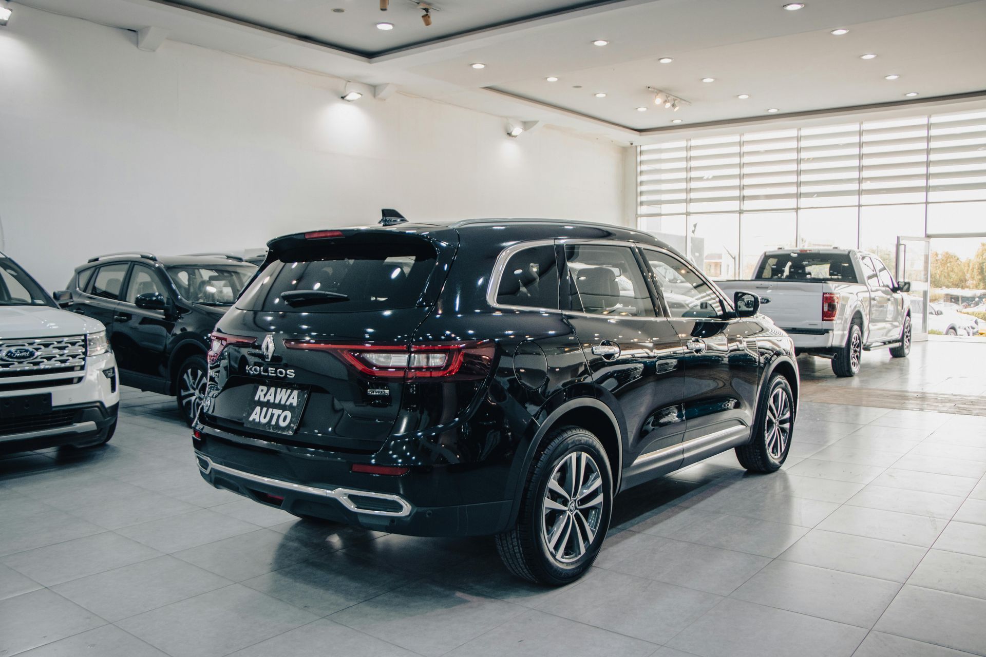 Car in a dealership