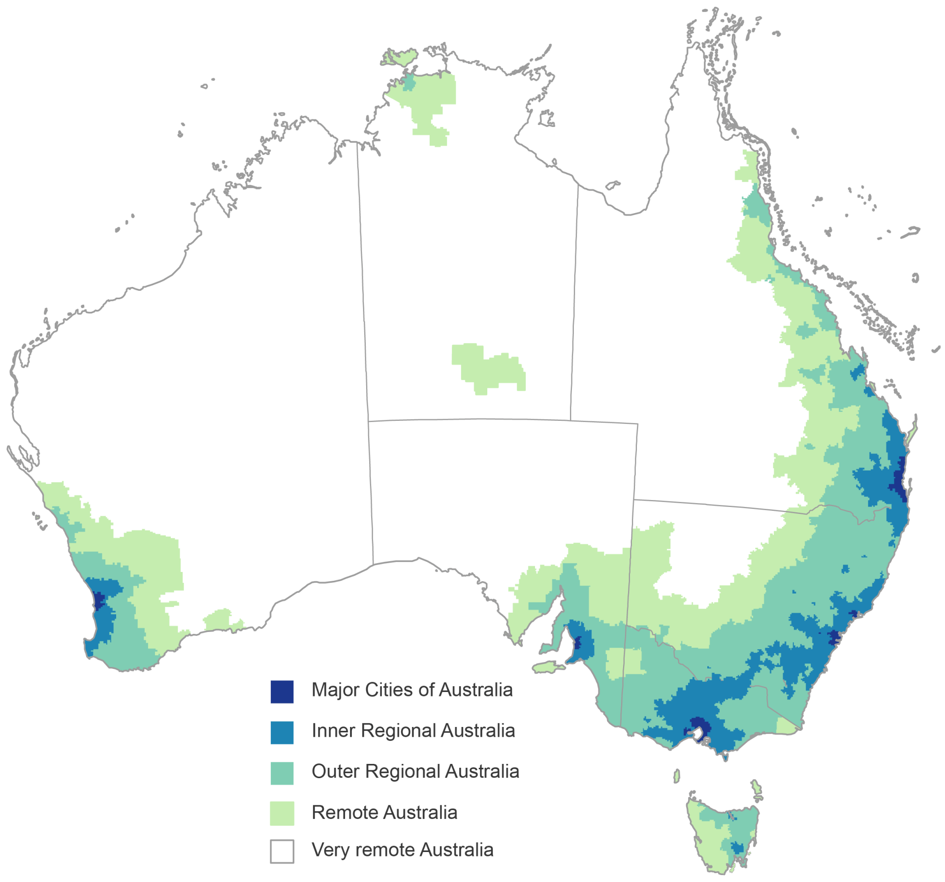 Map of Remoteness