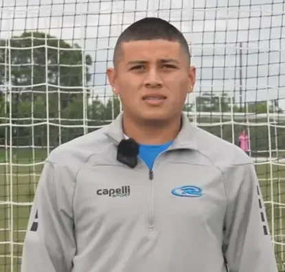 Man in a gray jacket with 