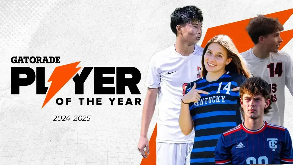 A poster for the gatorade player of the year.