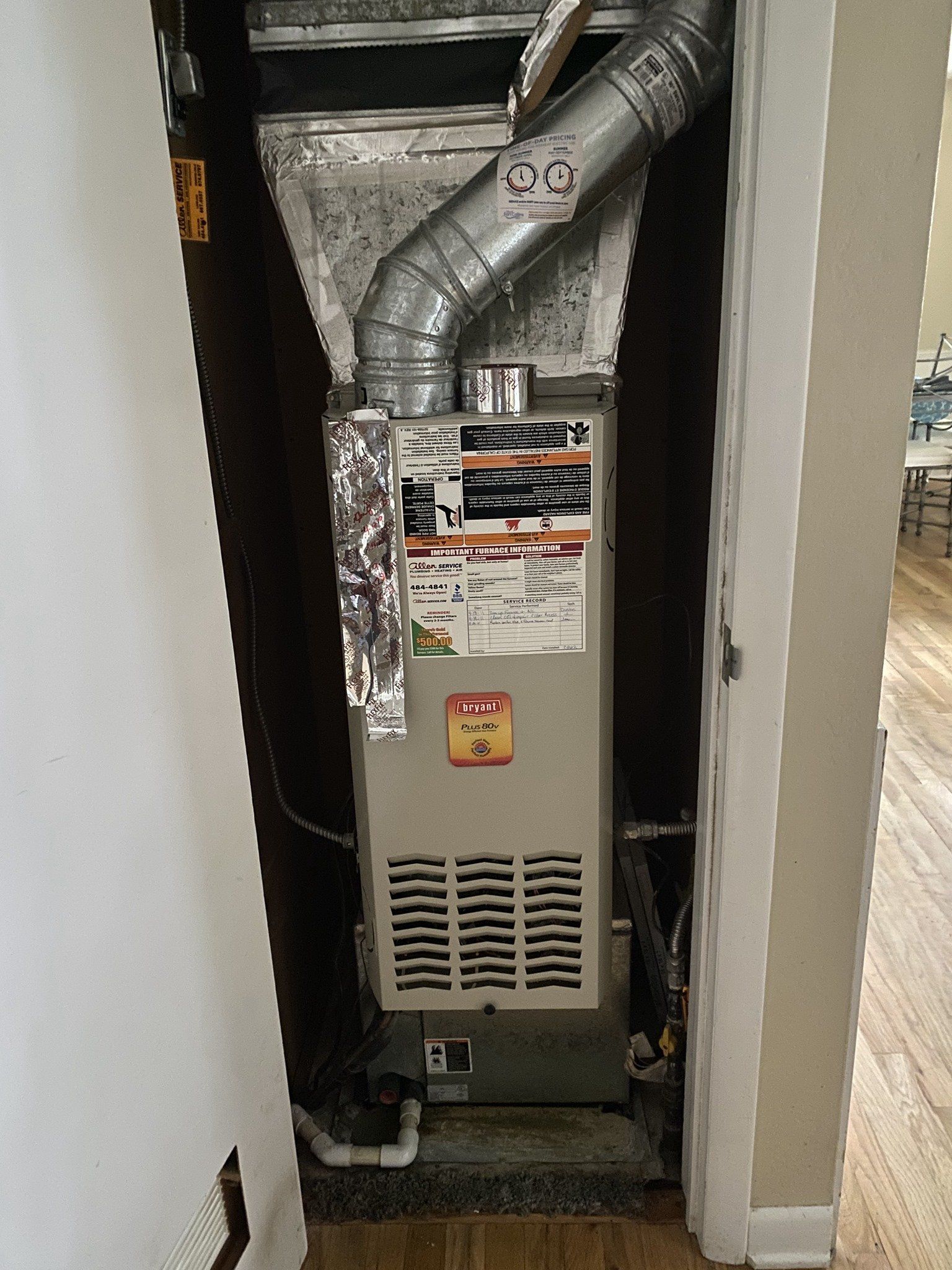 Heater Inside A Cabinet — Greeley, CO — Advanced Mechanical Services