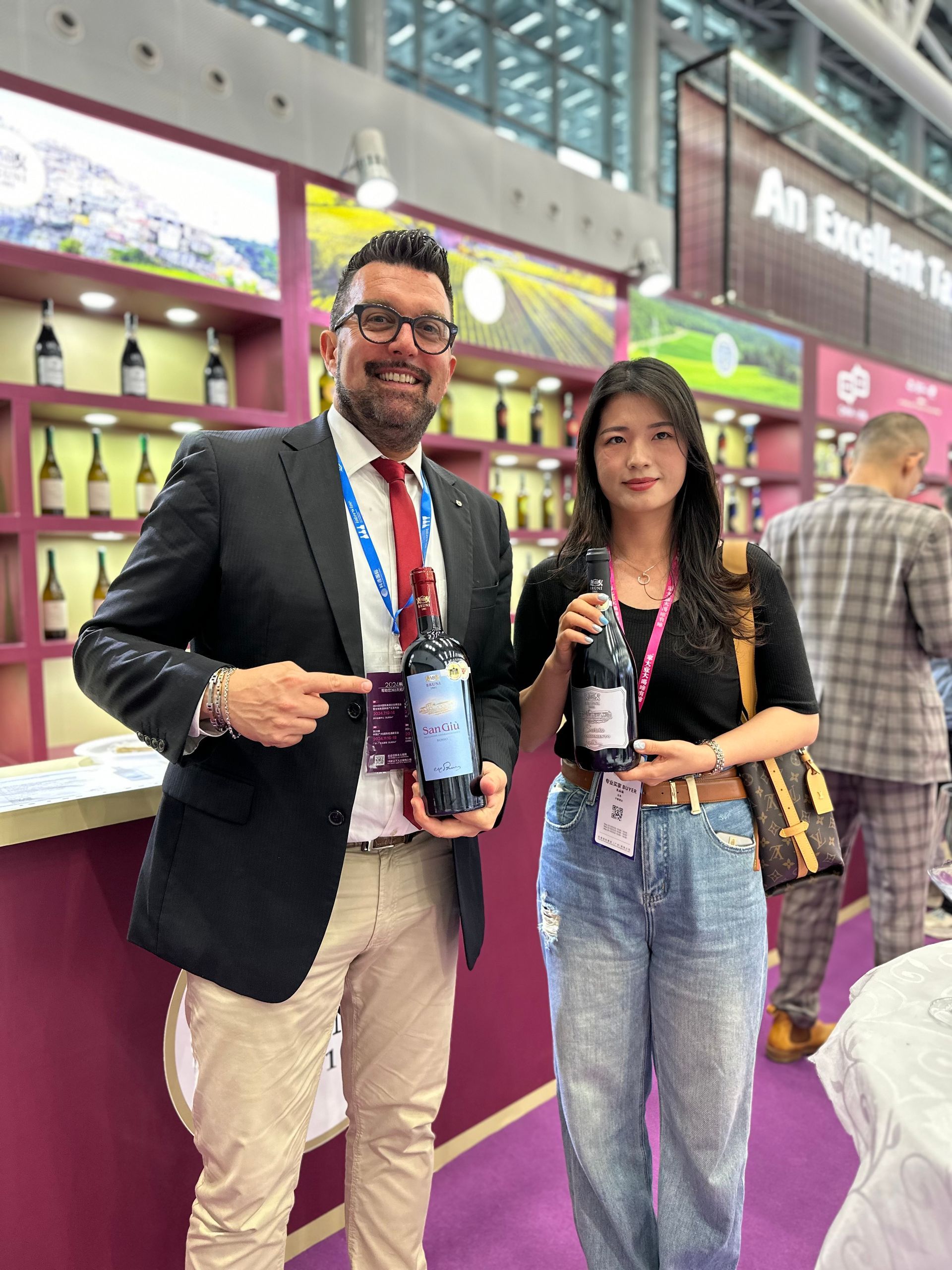 China-Link fiera Interwine, Guangzhou, Cina. Cina link, China Link. Marco Facchini