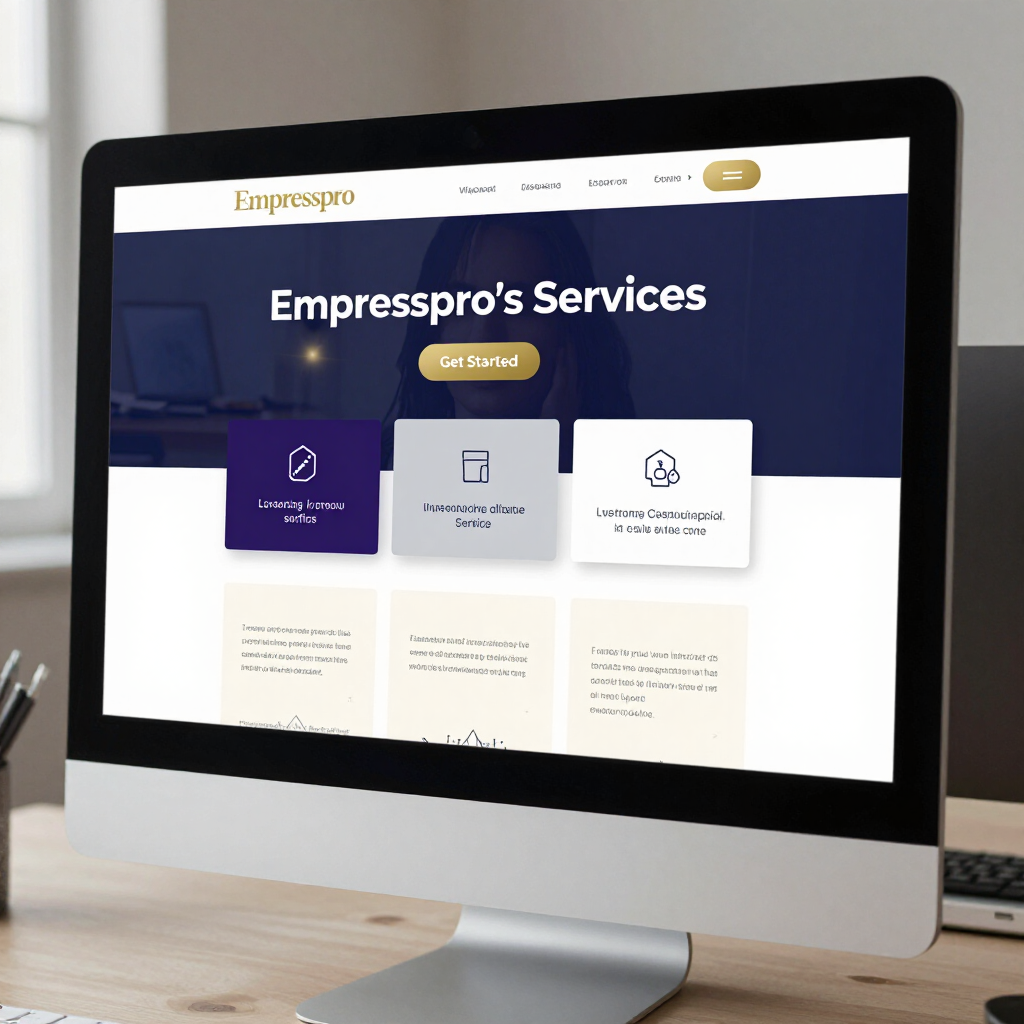 A computer monitor on a desk displaying the 