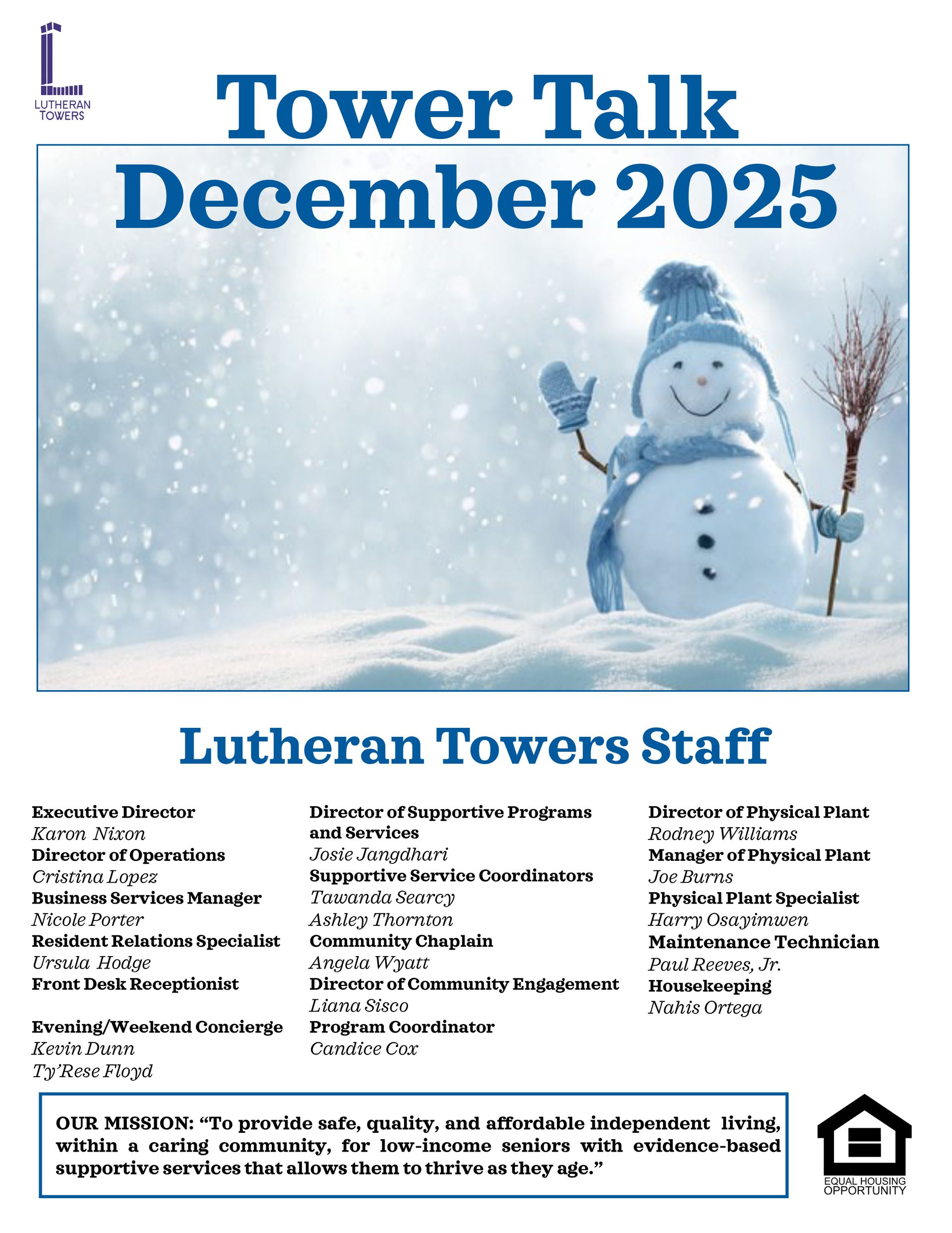 December News Letter