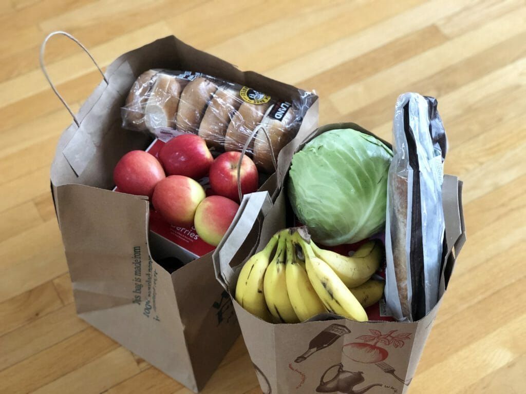 Two Bags Filled With Fruits And Vegetables — Atlanta, GA — Lutheran Towers