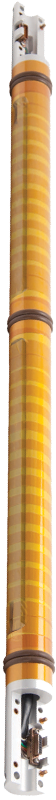 A blurry picture of a barrel of oil on a white background.