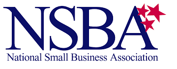 The logo for the national small business association