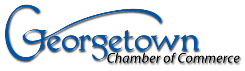 The logo for the georgetown chamber of commerce