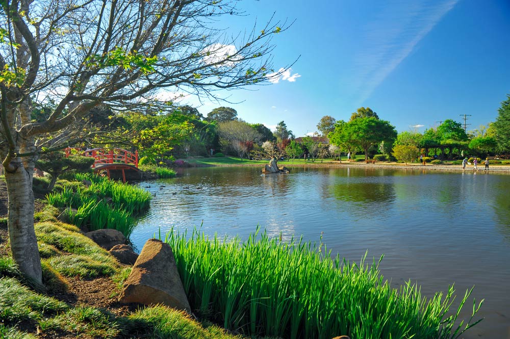 Lake under blue sky — Turf Near Me in Toowoomba, QLD