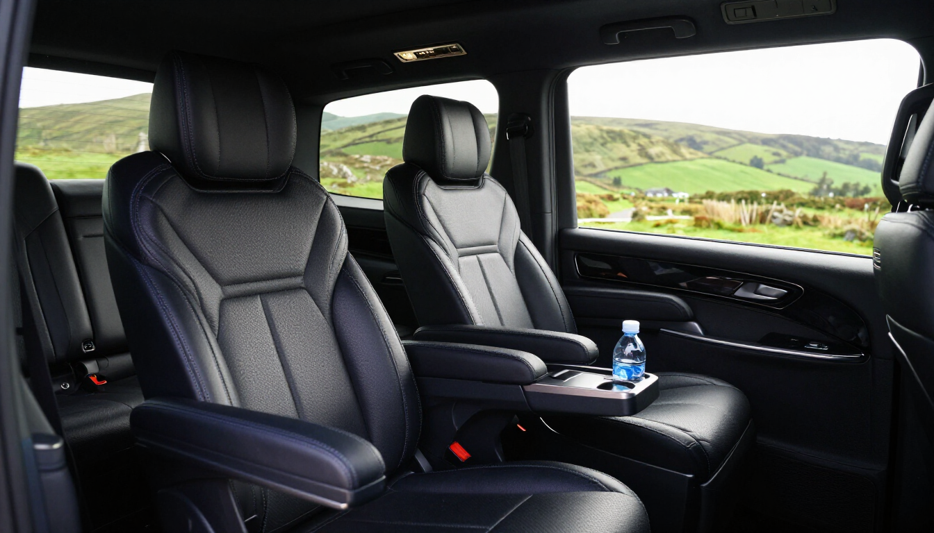 Luxury chauffeur vehicle in Ireland