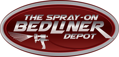 The spray on bedliner depot logo