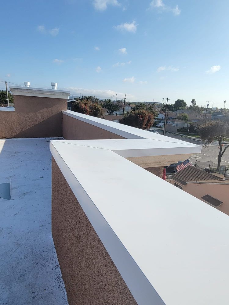 A view of a city from the roof of a building