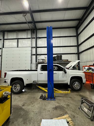 Truck in Garage