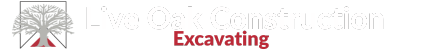 Logo with a tree in grey, with the word 
