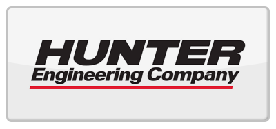 the hunter engineering company logo is on a white background .