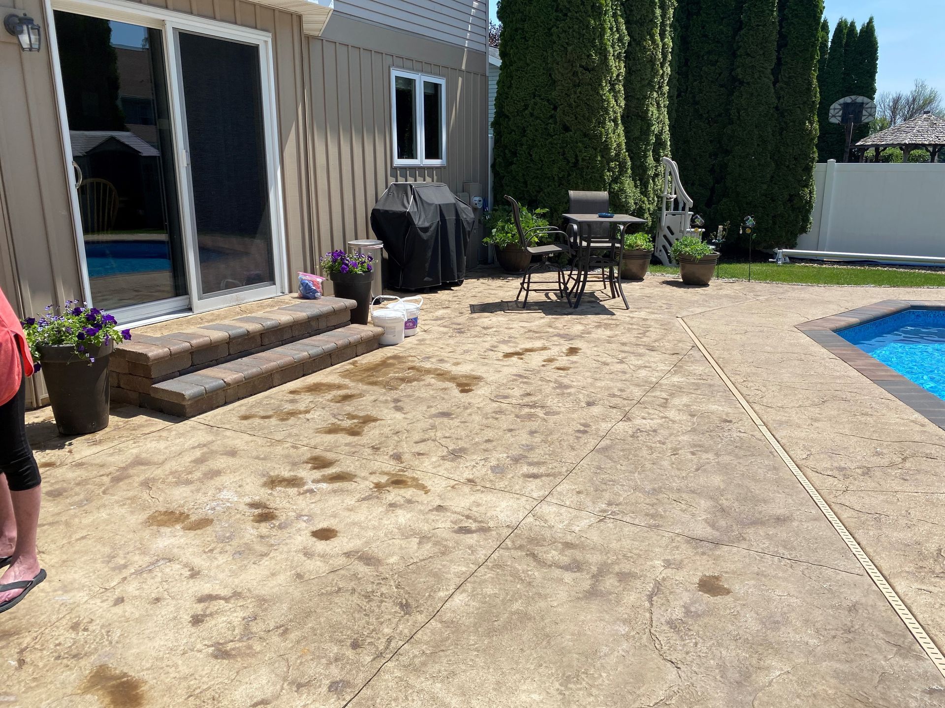 A Walkway At Night With Trees In The Background — Menasha, WI — Artscapes COC