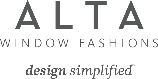 Alta Window Fashions logo with text 