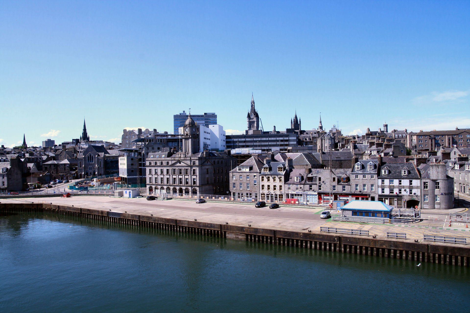 A view Harbourside of Aberdeen