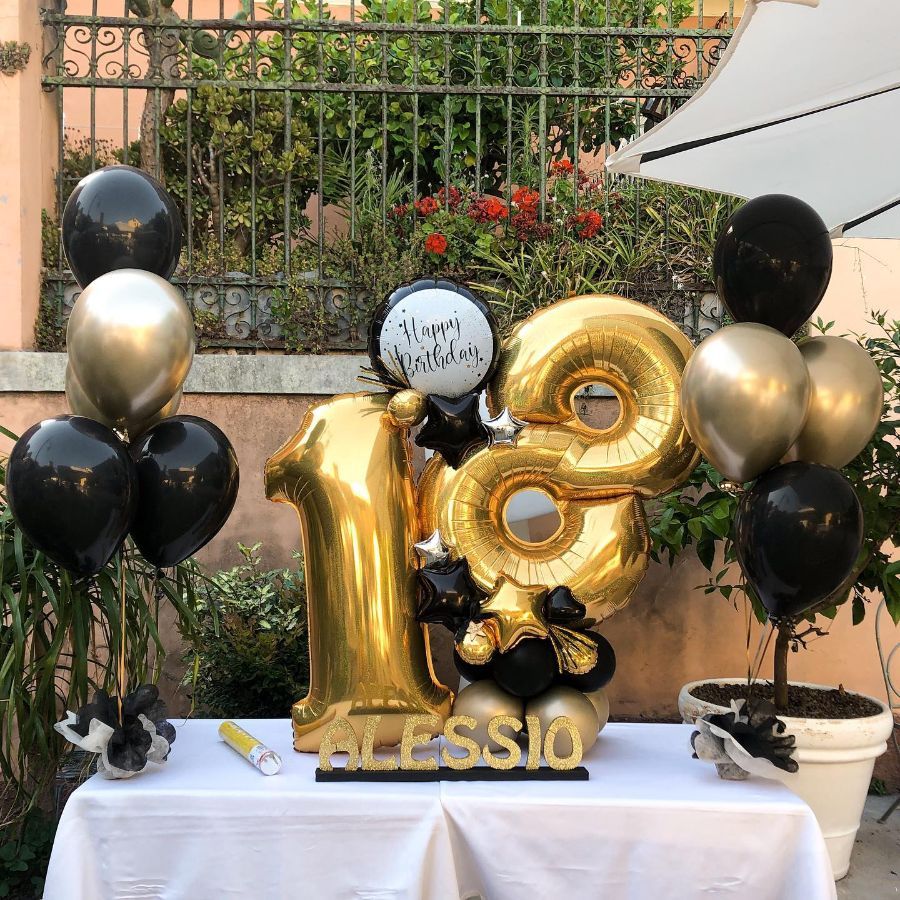 allestimento diciottesimo compleanno