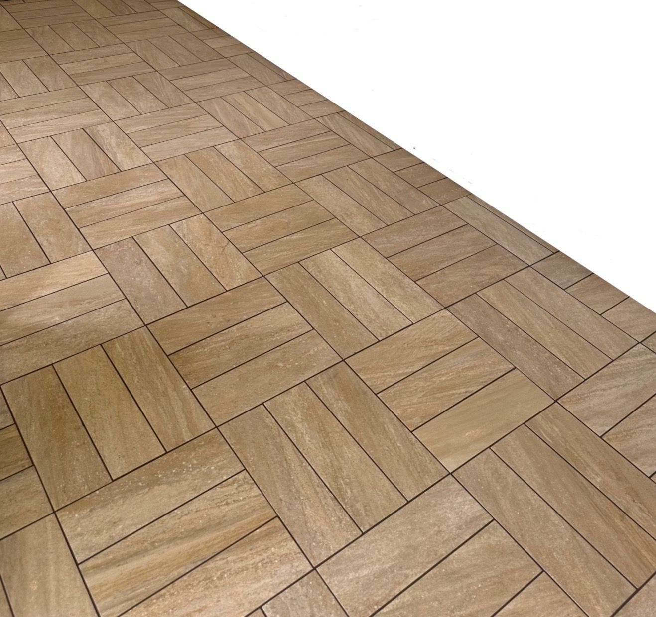 A close up of a wooden floor with a white background