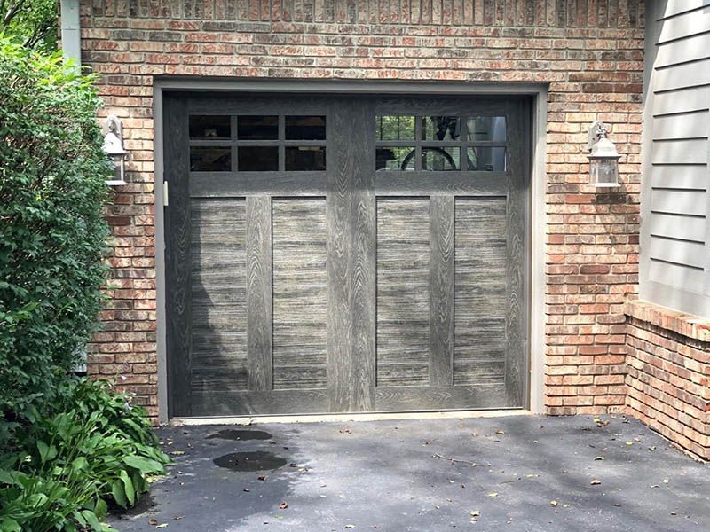 A garage door installation in Highland, MI by KSK Garage Doors